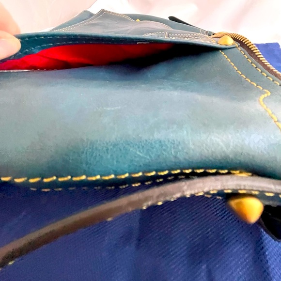 Dooney & Bourke Teal Handbag - Picture 6 of 9